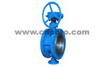 Hydraulic actuator butterfly valve